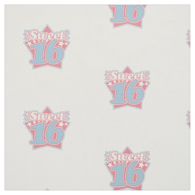 Vintage Sweet 16 Fabric (Swatch)