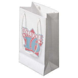 Vintage Sweet 16 Small Gift Bag