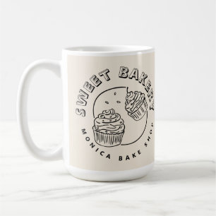 Vintage Sweet Bakery Logo Coffee Mug