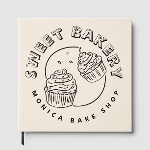 Vintage Sweet Bakery Logo Guest Book