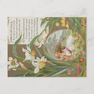 Vintage Sweet innocent Valentine, Kate Greenway Postcard