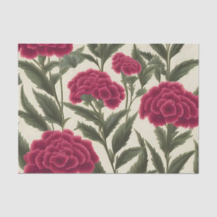 Vintage Sweet William Nostalgic Floral Tissue Paper