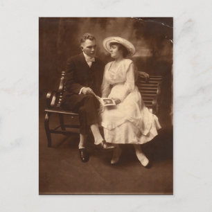 Vintage Sweethearts postcard