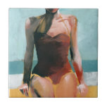 Vintage Swim - Red Swimsuit Ceramic Tile<br><div class="desc">Vintage Swim II by Jennifer Paxton Parker. | 139524GG</div>