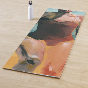 Vintage Swim - Red Swimsuit Yoga Mat