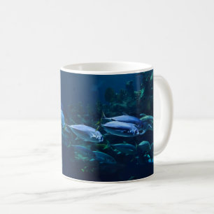 Vintage Swimming Sharks Coffee Mug