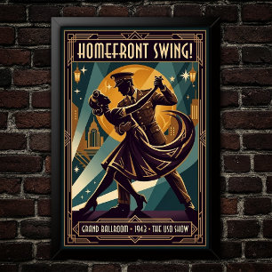 Vintage Swing Dance Poster