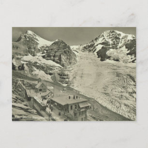 Vintage Switzerland, Jungfrau glacier Postcard