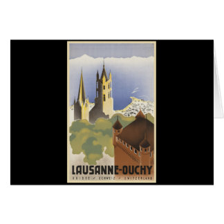 Vintage Switzerland Lausanne-Ouchy
