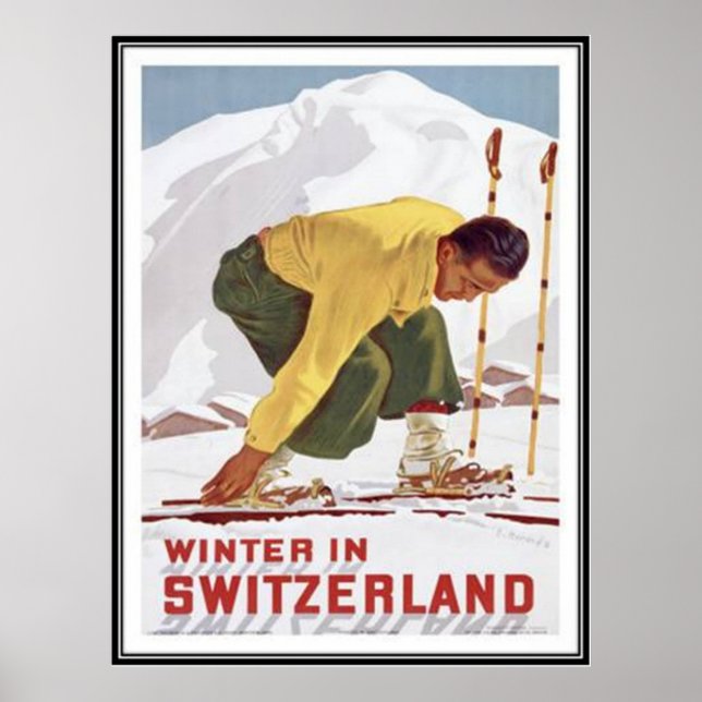 Vintage Switzerland - Poster (Front)