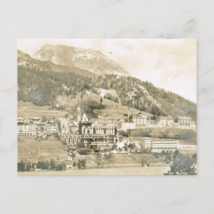 Vintage Switzerland, St Moritz 1906 Postcard