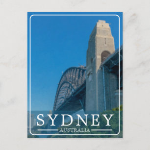 Vintage Sydney Harbour Bridge  Holiday Postcard
