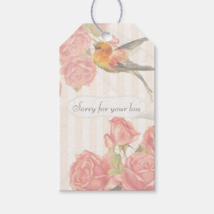 Vintage Sympathy personalised Gift Tags