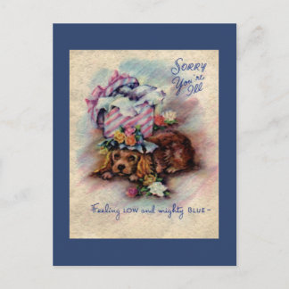 Vintage Sympathy Postcard