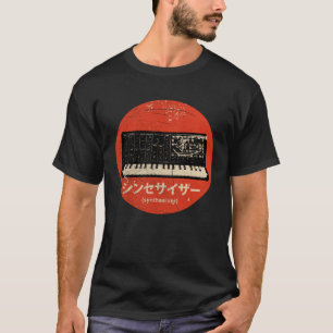 Vintage Synthesizer Analogue Japanese Retro Synth T-Shirt
