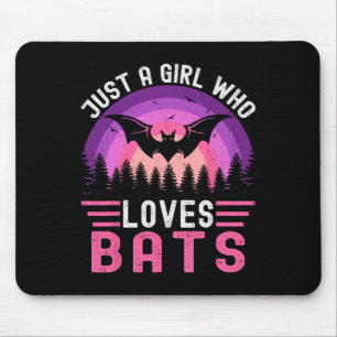 Vintage T Just A Girl Who Loves Ts Funny T Hallowe Mouse Pad