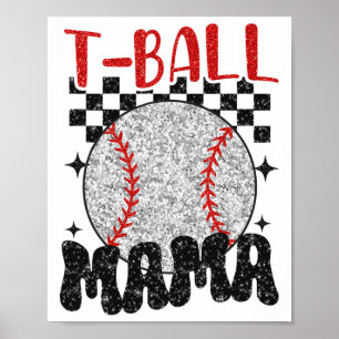 Vintage T-ll Mama Softll Mum Chequered Print Mothe