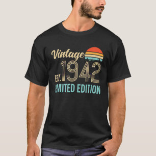 Vintage T S Established In 1942 Limited Edition T-Shirt
