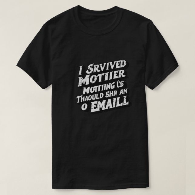 Vintage T-shirt Funny (Design Front)