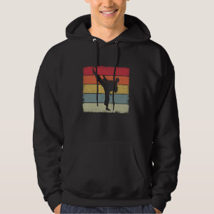 Vintage Taekwondo Karate Martial Arts Lover Girls Hoodie