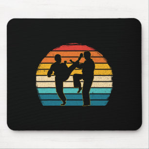 Vintage Taekwondo Korean Martial Arts Kickboxing R Mouse Pad