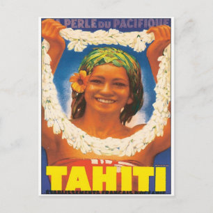 Vintage Tahiti Postcard