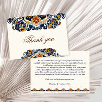 Vintage Talavera Azulejo blue tiles wedding