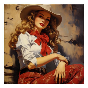 Vintage Tales of the Frontier: Wild West Whispers Poster