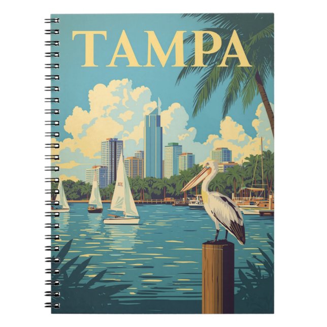 Vintage Tampa Bay Notebook (Front)