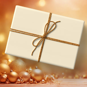 Vintage Tan Solid Color Wrapping Paper