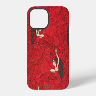 Vintage Tango Flamenco Dance Pattern iPhone 12 Case