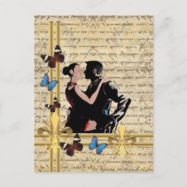 Vintage tango postcard (Front)