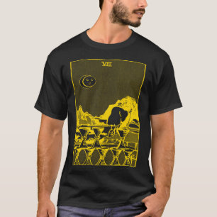 VINTAGE TAROT CARD CUPS EIGHT T-Shirt