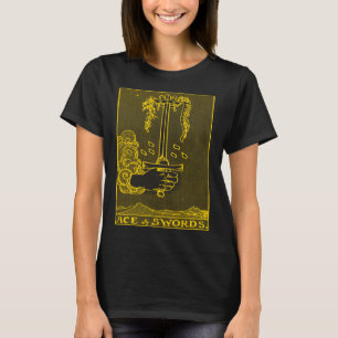 VINTAGE TAROT CARD SOWRDS ACE T-Shirt