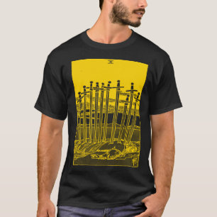 VINTAGE TAROT CARD SWORDS TEN T-Shirt