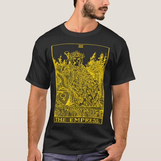 VINTAGE TAROT CARD THE EMPRESS T-Shirt (Front)