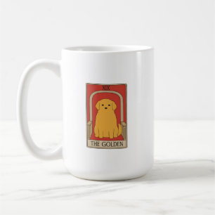 Vintage Tarot Card The Golden Retriever Dog Coffee Mug