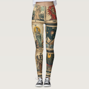 Vintage Tarot   Leggings