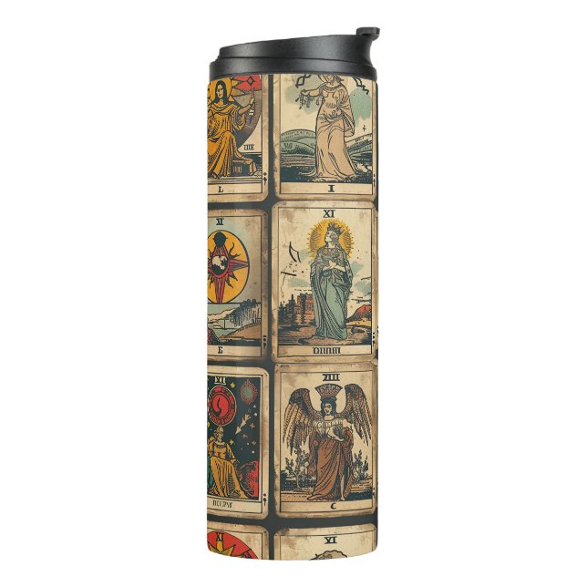 Vintage Tarot   Thermal Tumbler (Rotated Left)