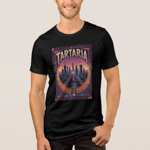 Vintage Tartaria Conspiracy Theory  Tri-Blend Shirt