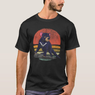 Vintage Tasmanian Devil Animal Retro Tasmanian Dev T-Shirt