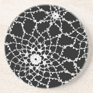 Vintage Tatted Lace Coaster