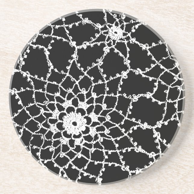 Vintage Tatted Lace Coaster (Front)