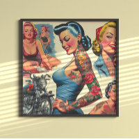Vintage Tattooed Pin-up