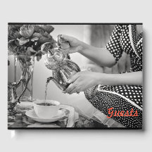 Vintage Tea Guest Book