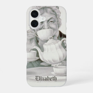 Vintage Tea Party Friends, A Cup That Cheers iPhone 16 Case