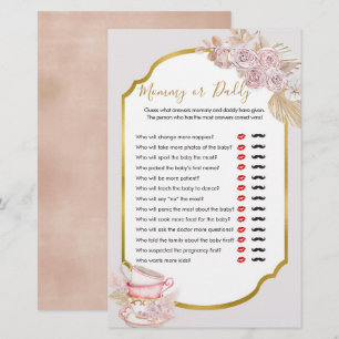 Vintage Tea Party Mummy or Daddy Games