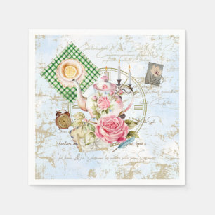 Vintage Tea Party Napkin