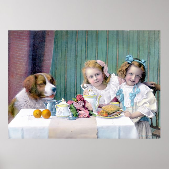 Vintage Tea Party  Poster (Front)