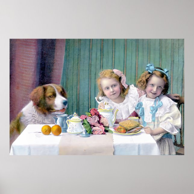 Vintage Tea Party  Poster (Front)